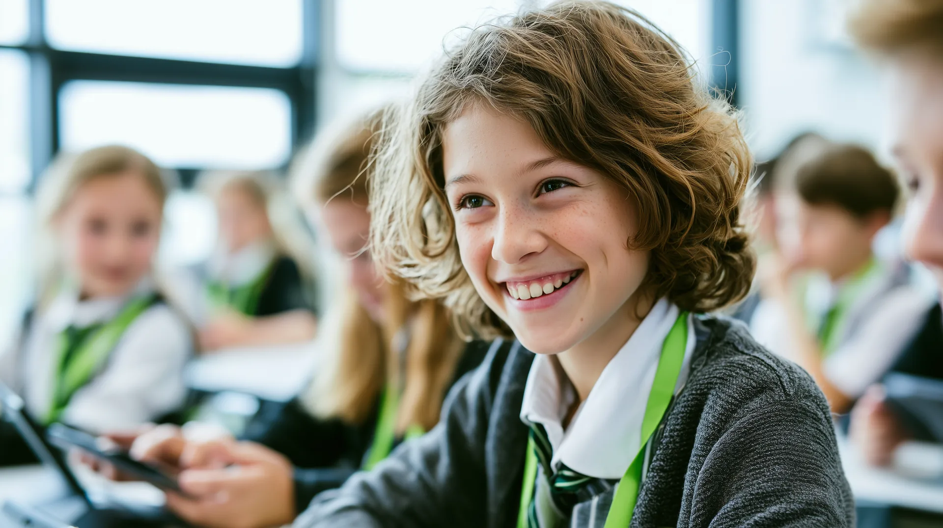 Students in classroom